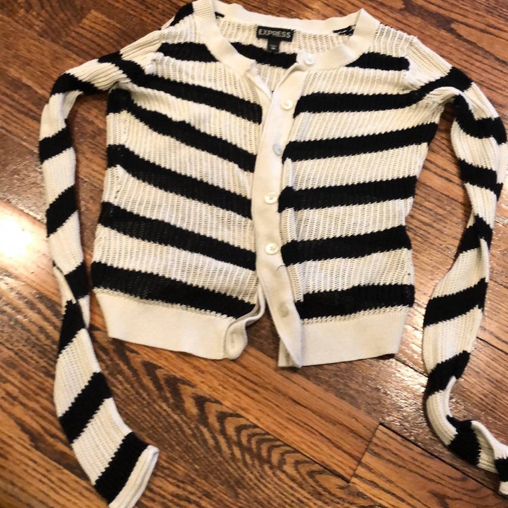 Express button down sweater - Picture 2 of 2